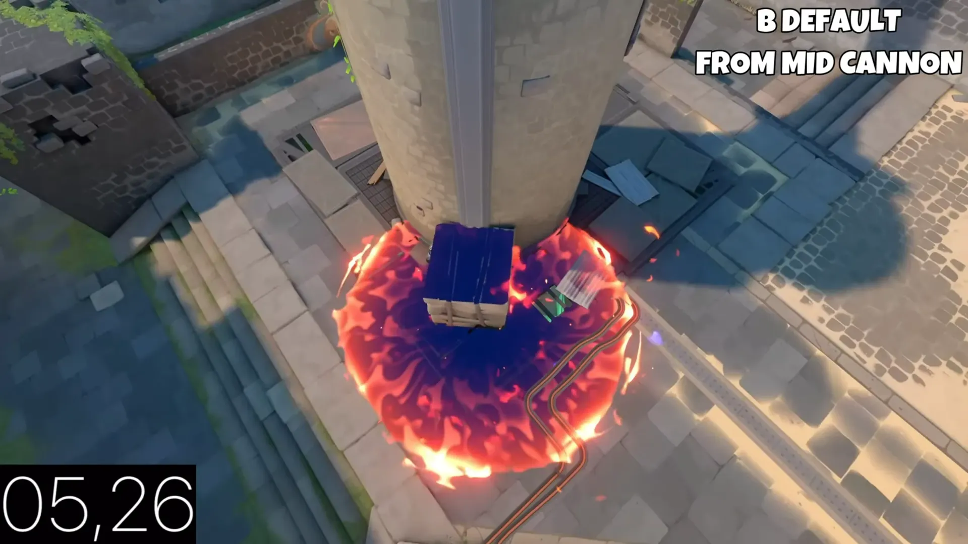 Brimstone Incendiary on Breeze Attack Site B — step 3 of 3: Result