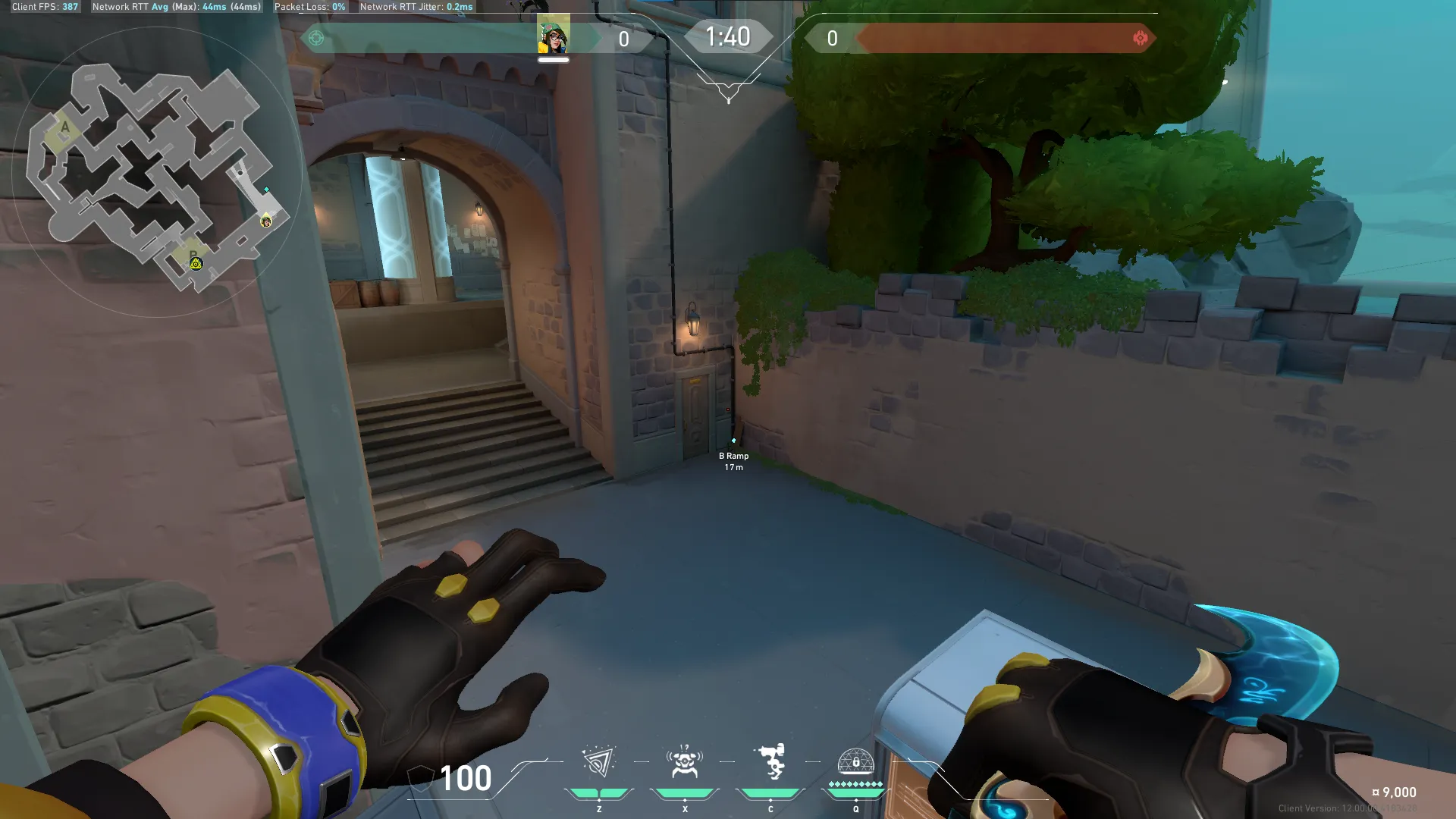 Killjoy Nanoswarm on Pearl Attack Site B — step 1 of 3: Position — where to stand