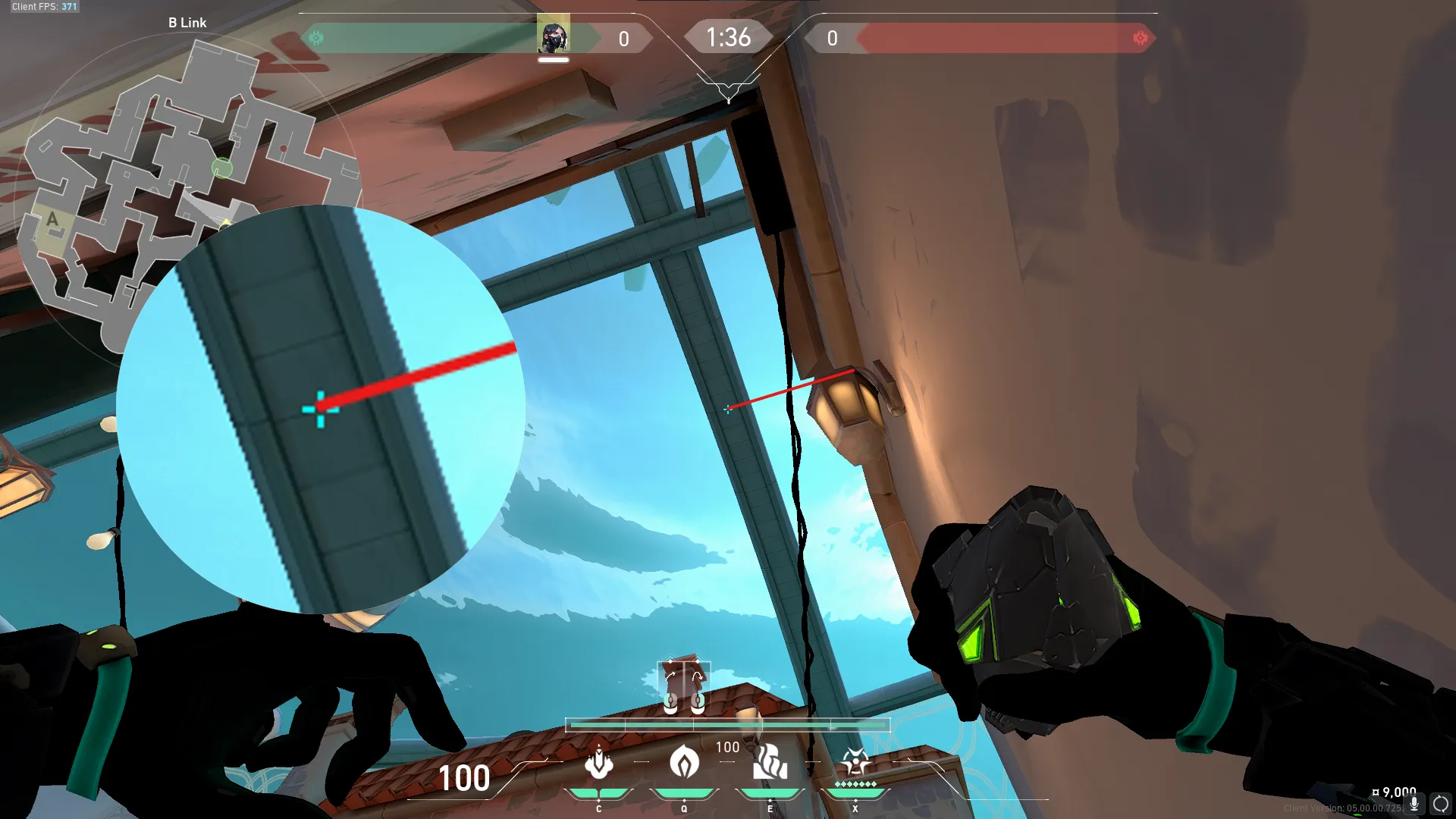 Viper Poison Cloud on Pearl Defense Site B — step 2 of 3: Aim — line up the shot