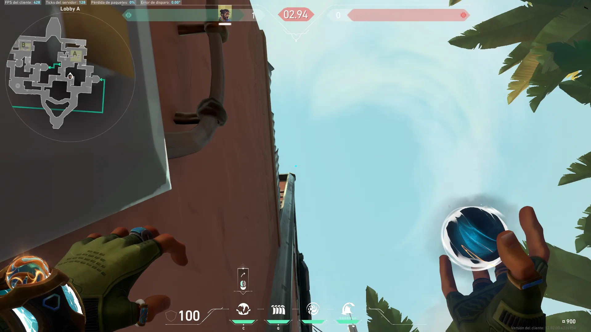 Harbor Storm Surge on Bind Attack Site A — step 2 of 4: Aim — line up the shot