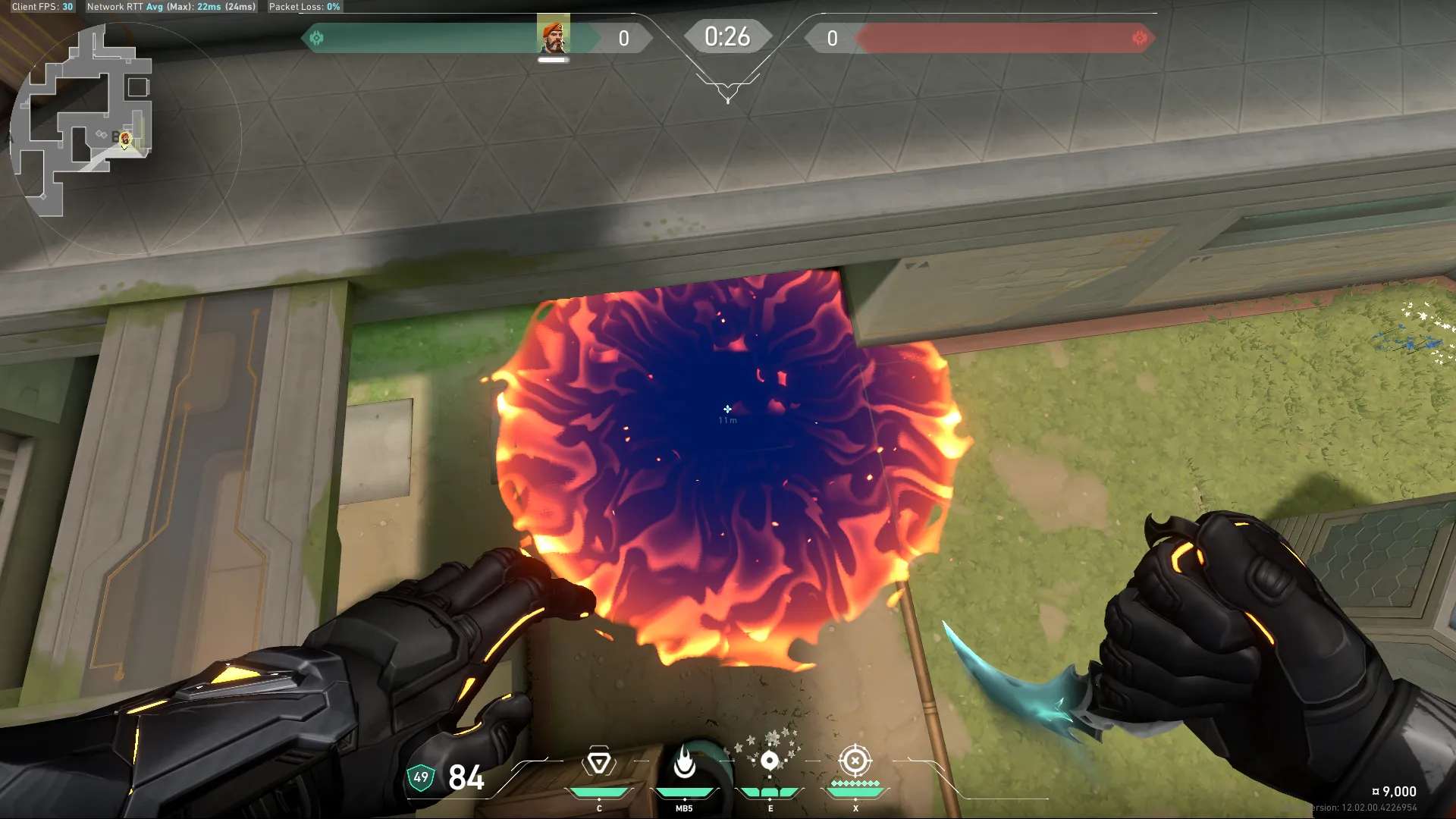 Brimstone Incendiary on Abyss Attack Site B — step 3 of 3: Result