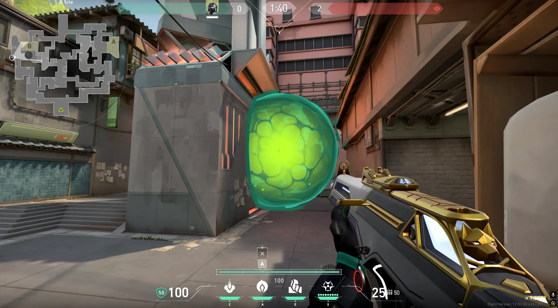 Viper Poison Cloud on Split Attack Site B — step 4 of 4: Result