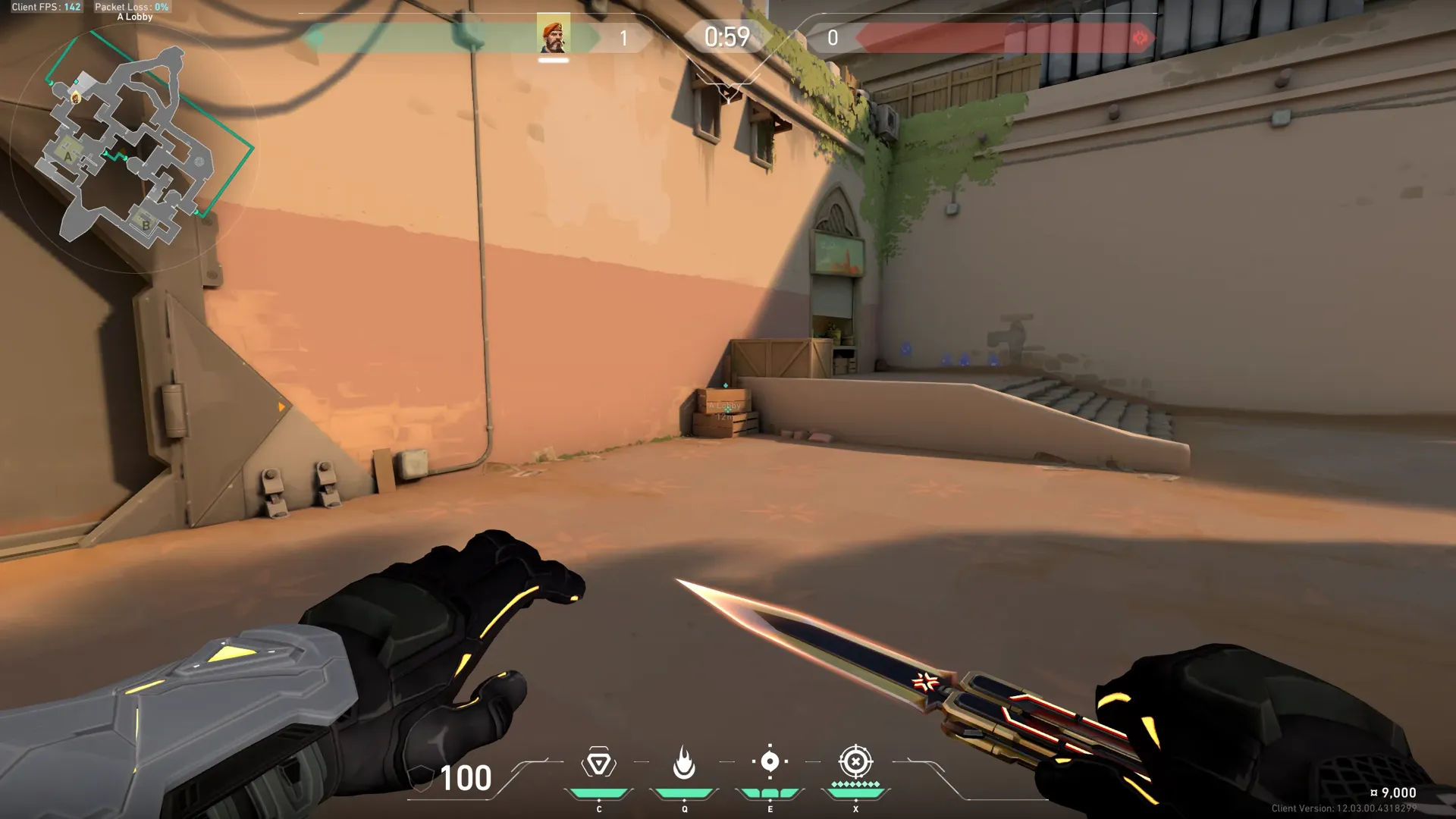 Brimstone Incendiary on Bind Attack Site A — step 1 of 4: Position — where to stand