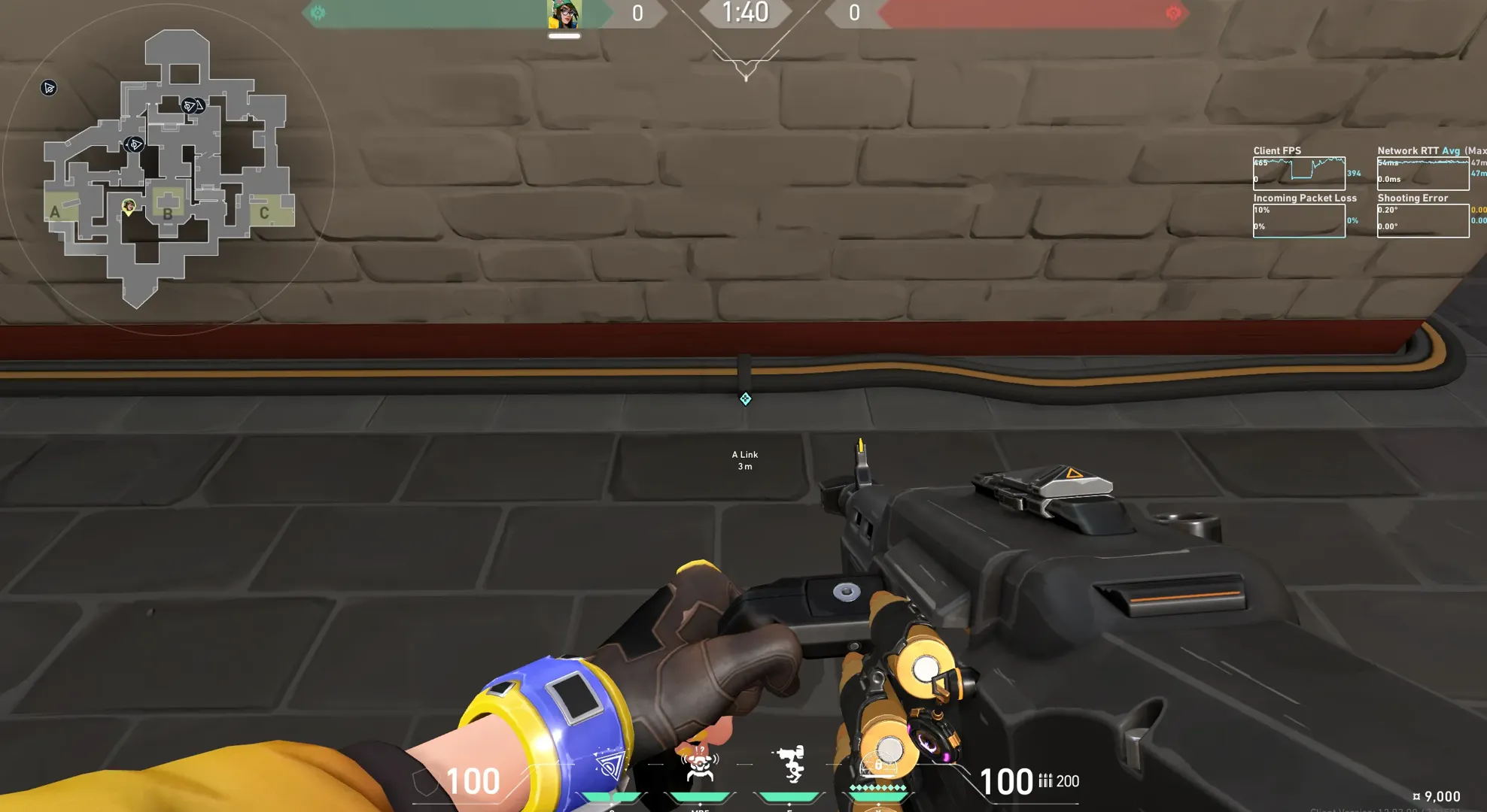 Killjoy Turret on Haven Defense Site A — step 1 of 2: Position — where to stand
