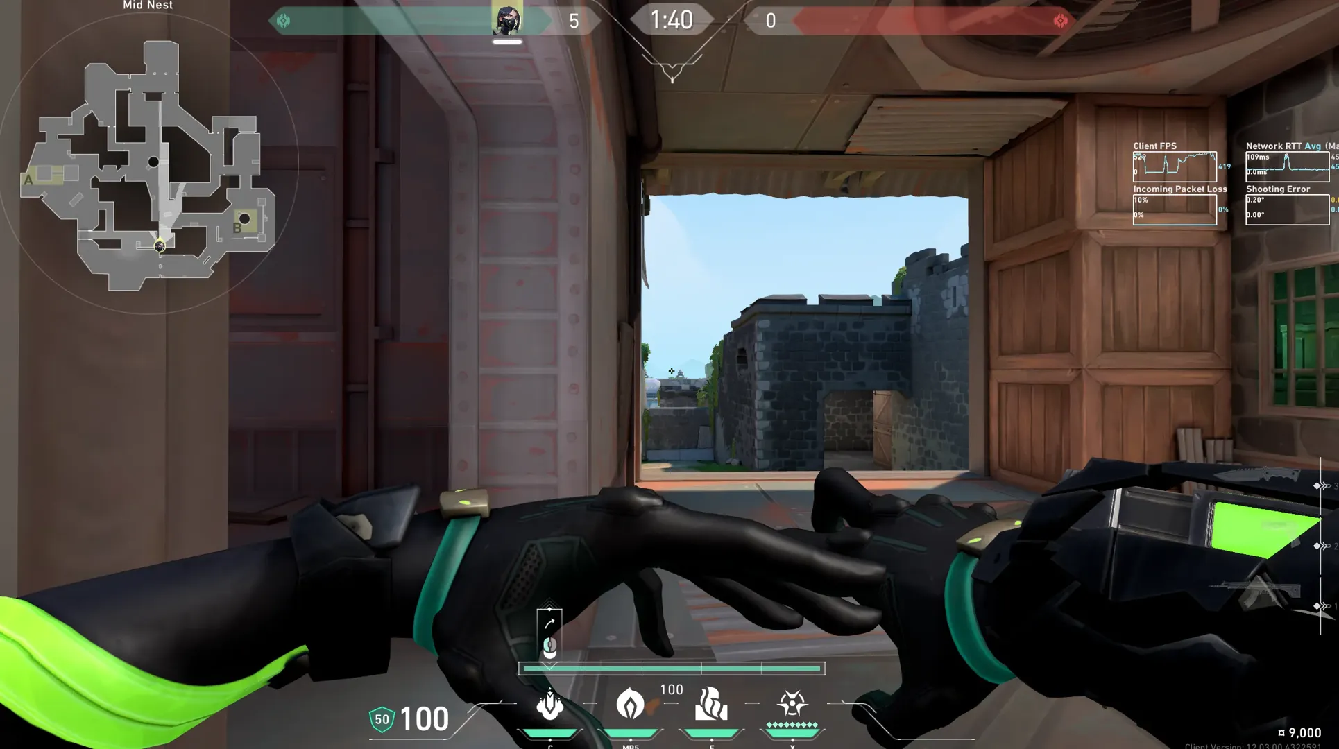 Viper Snake Bite on Breeze Defense Mid — step 2 of 3: Aim — line up the shot