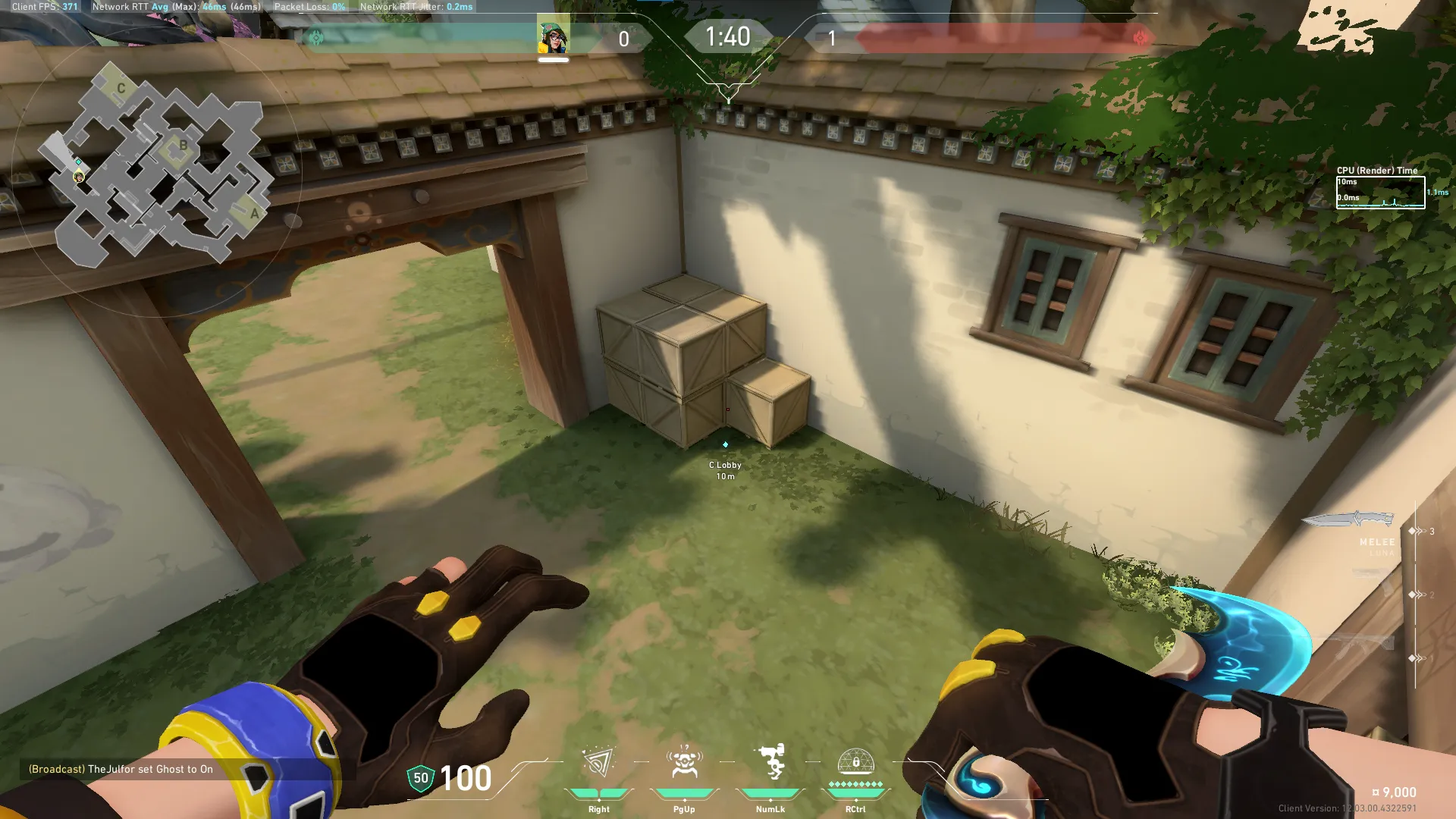 Killjoy Nanoswarm on Haven Attack Site C — step 1 of 3: Position — where to stand