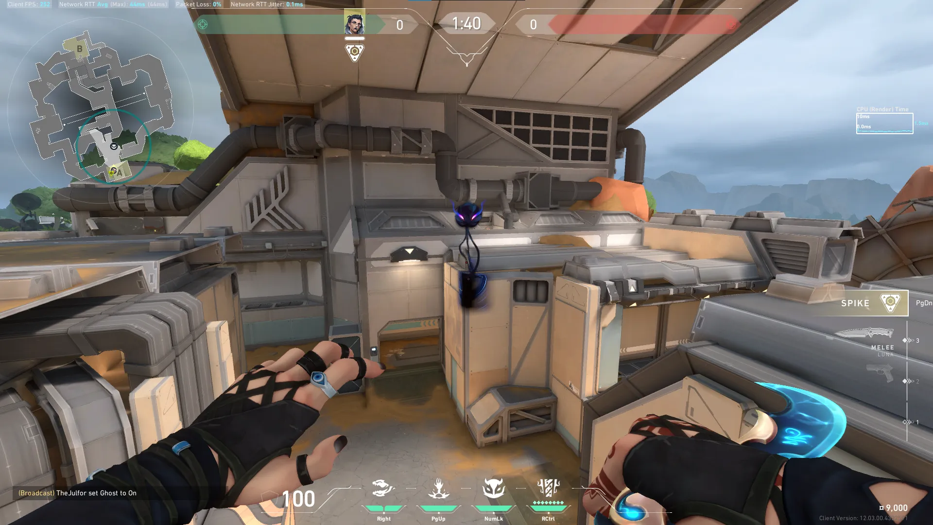 Fade Haunt on Fracture Defense Site A — step 3 of 3: Result