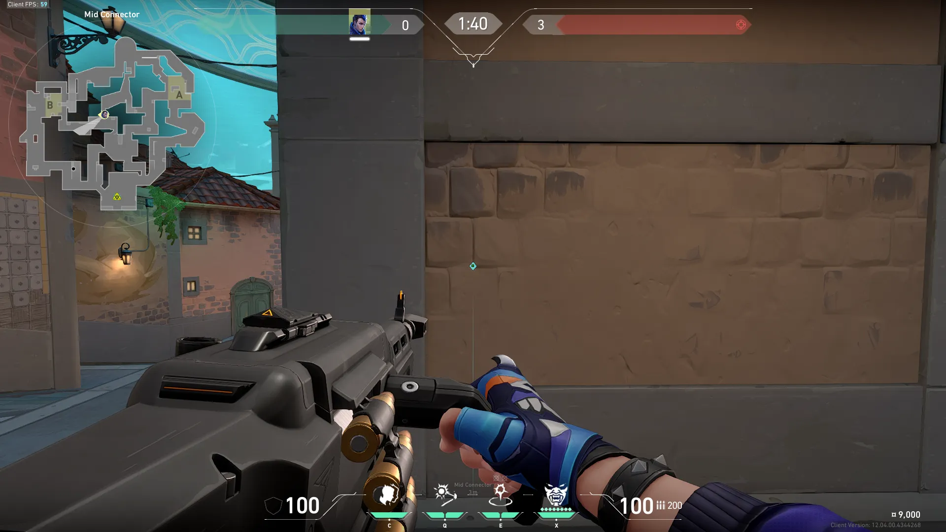 Wallbang Mid Connector to Midshop — Astra lineup on Pearl