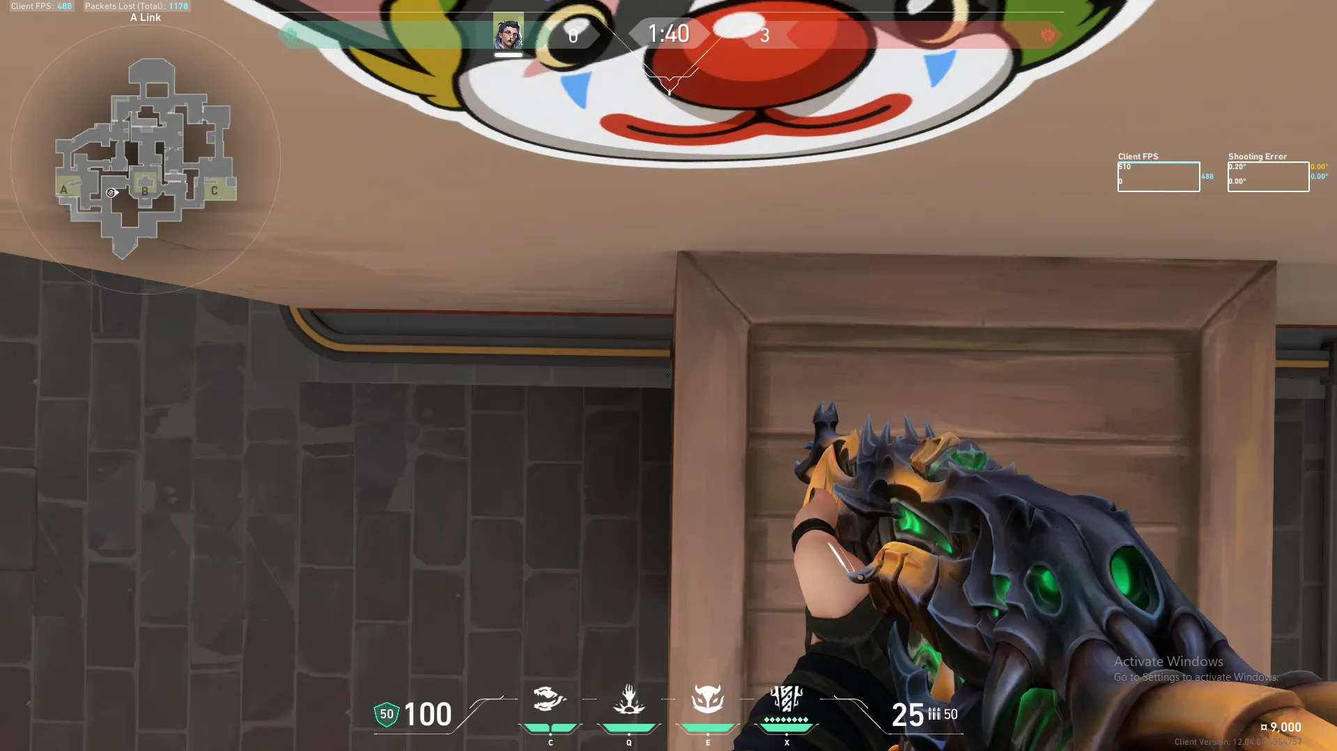 Alternate Haven CT A-site Retake Haunt — Fade lineup on Haven
