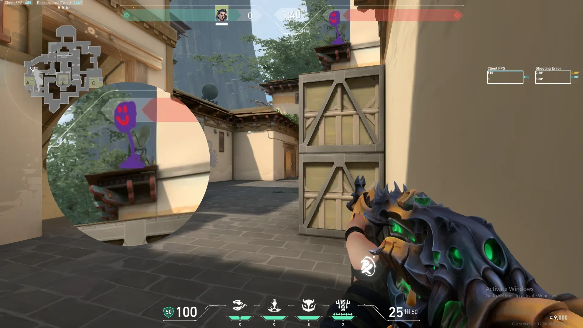 Fade Haunt on Haven Defense Site A — step 7 of 7: Result