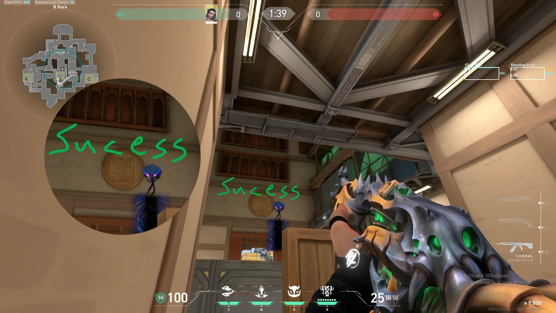 Fade Haunt on Haven Defense Site B — step 4 of 4: Result