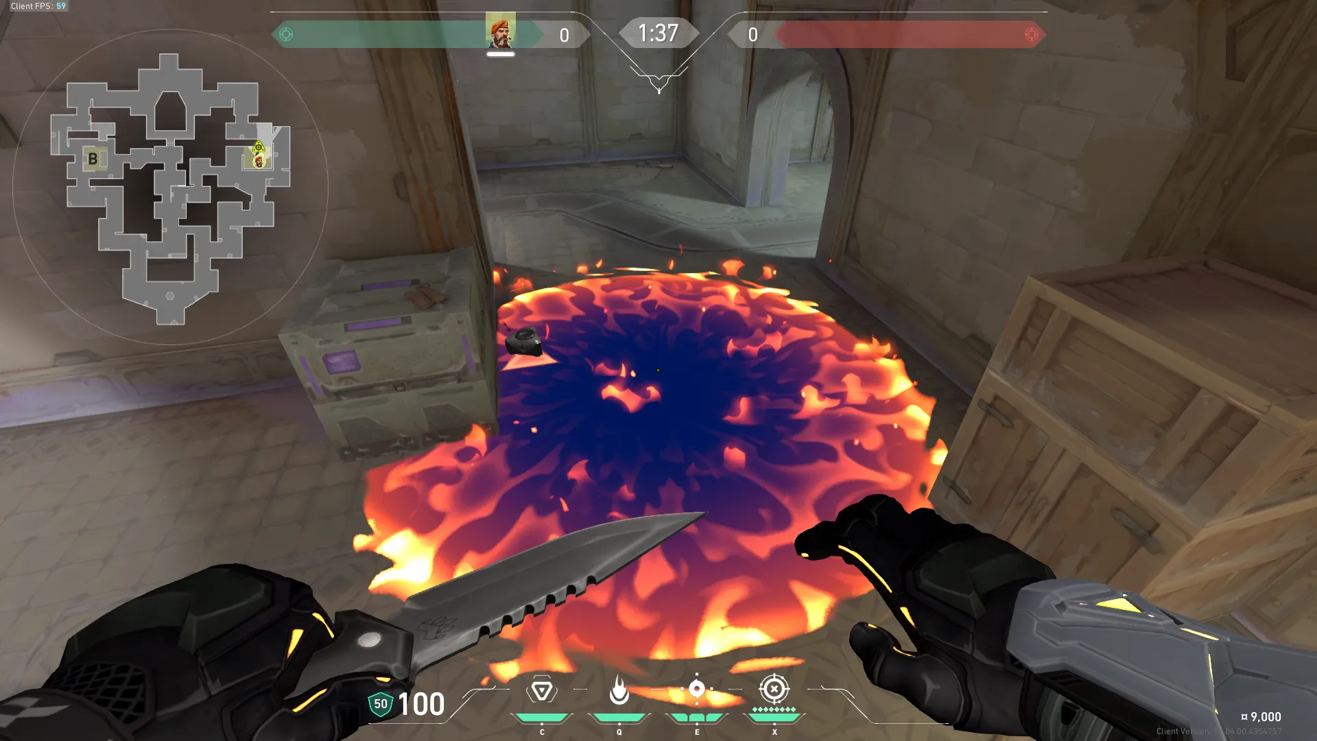 Brimstone Incendiary on Corrode Attack Site A — step 3 of 3: Result