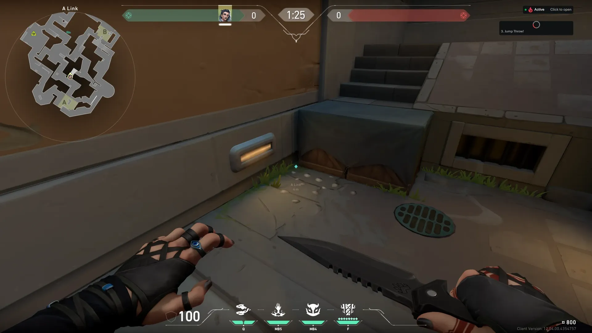 Fade Haunt on Pearl Defense Site A — step 1 of 3: Position — where to stand