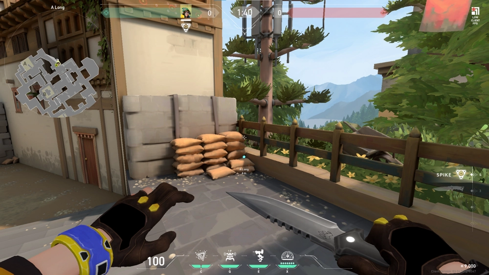 Killjoy Nanoswarm on Haven Attack Site A — step 1 of 3: Position — where to stand