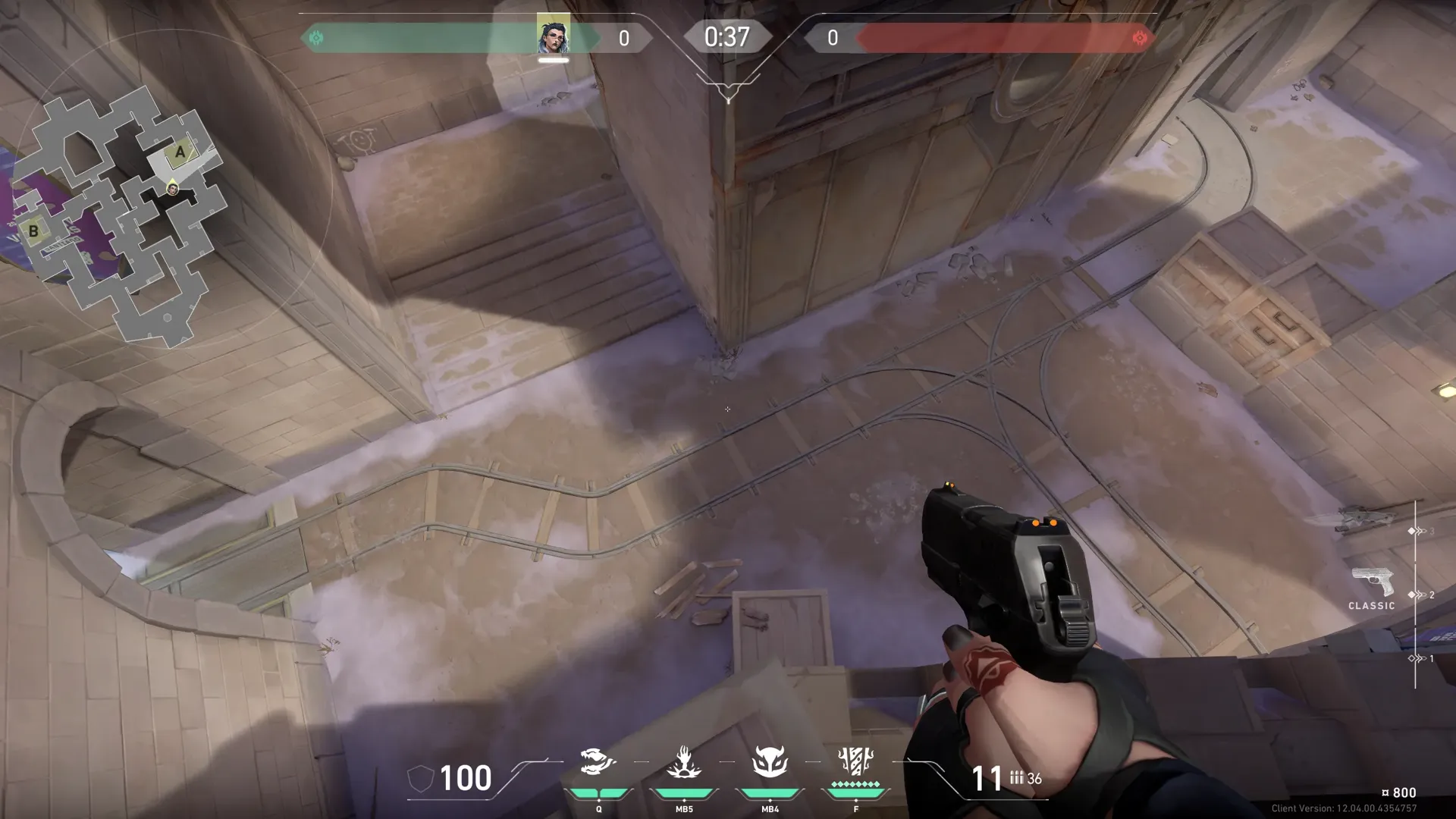 Fade Haunt on Corrode Attack Site A — step 4 of 4: Result