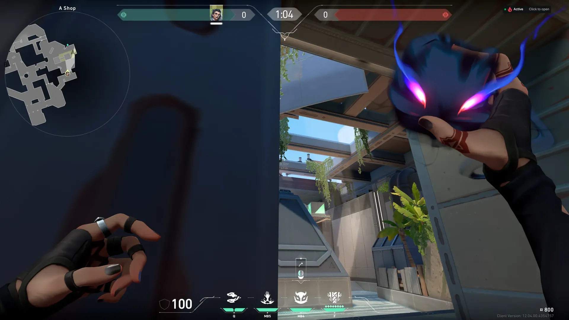 Fade Haunt on Breeze Attack Site A — step 2 of 3: Aim — line up the shot