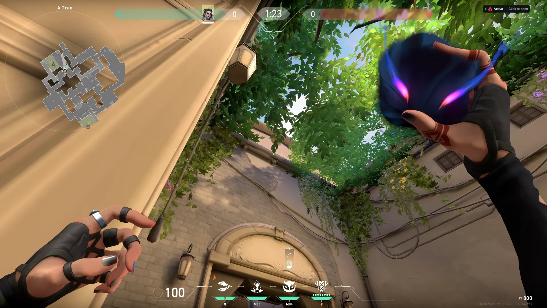Fade Haunt on Ascent Defense Site A — step 2 of 3: Aim — line up the shot