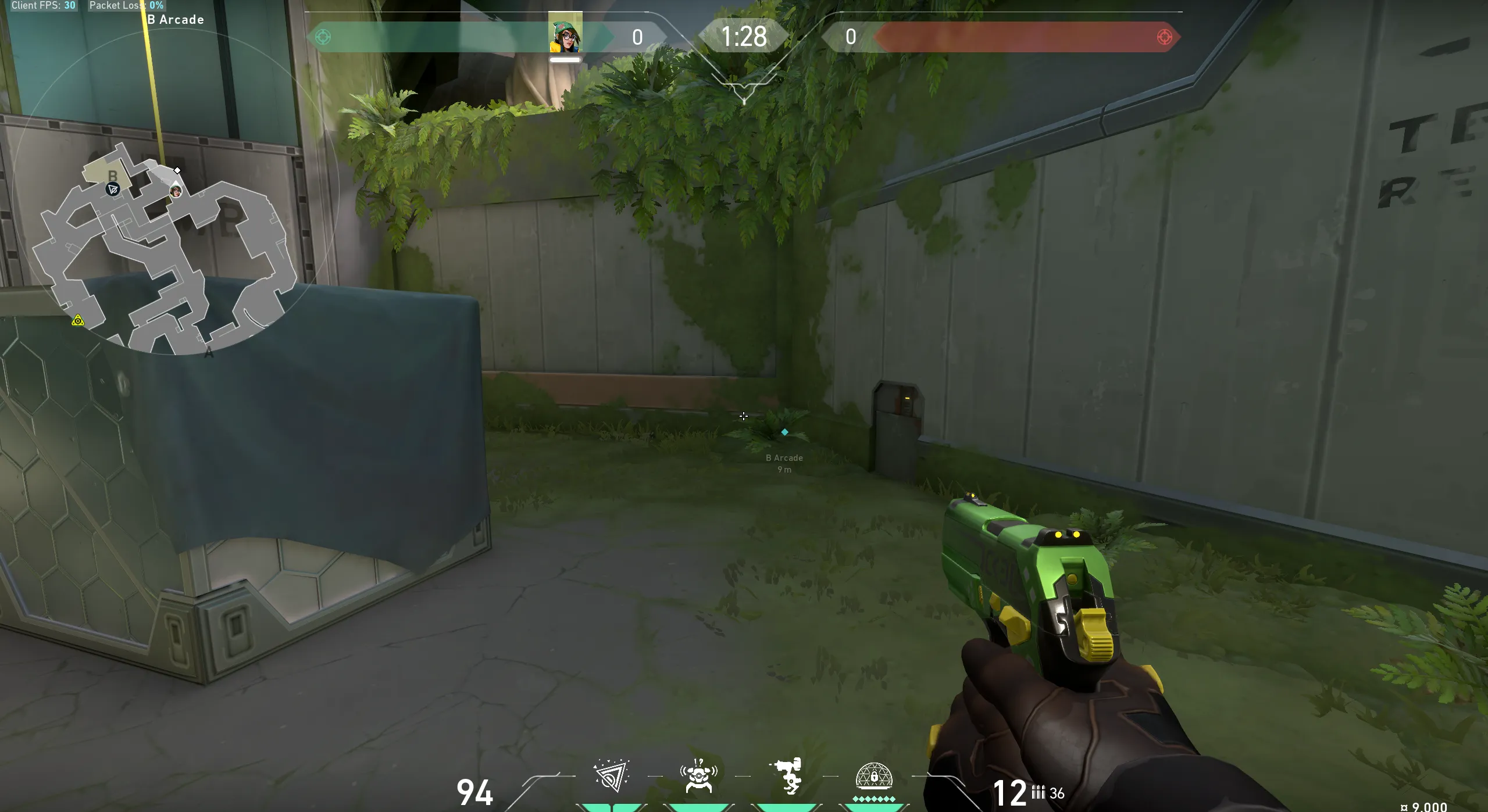 Killjoy Nanoswarm on Fracture Attack Site B — step 1 of 3: Position — where to stand