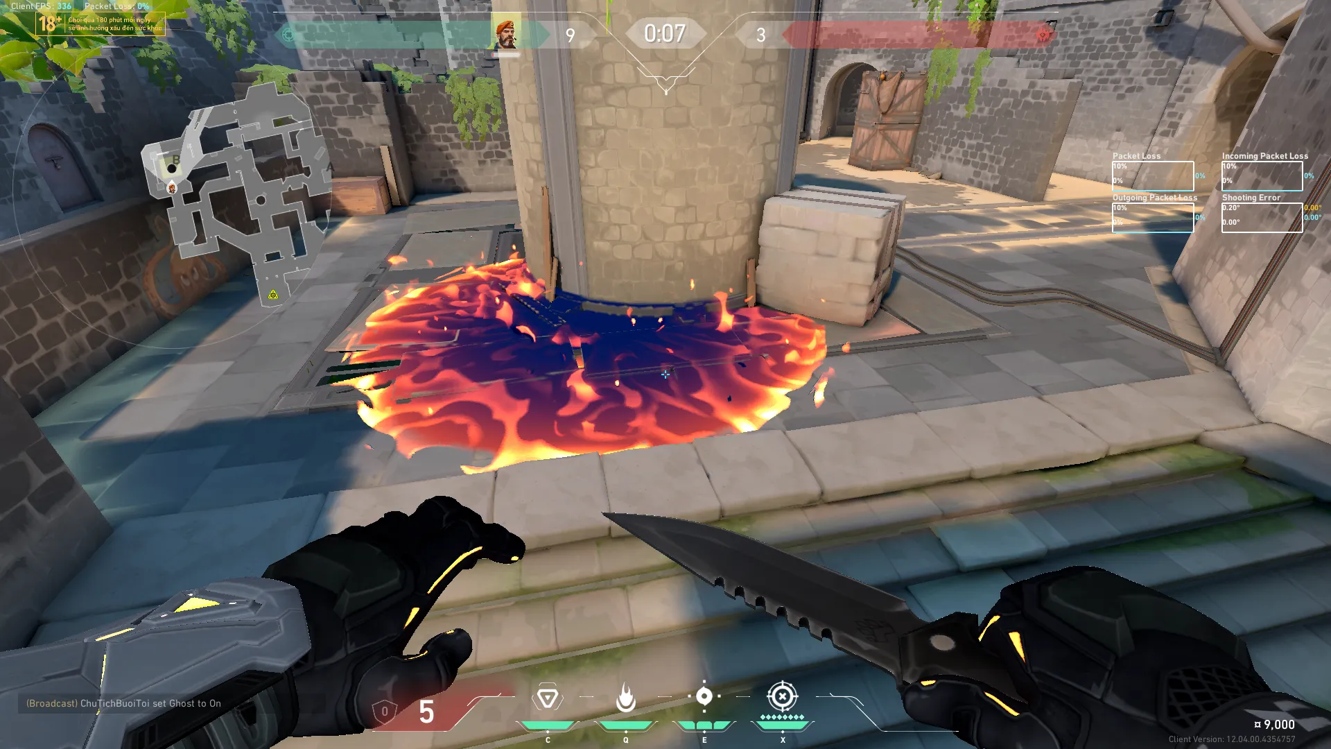 Brimstone Incendiary on Breeze Defense Site B — step 4 of 4: Result
