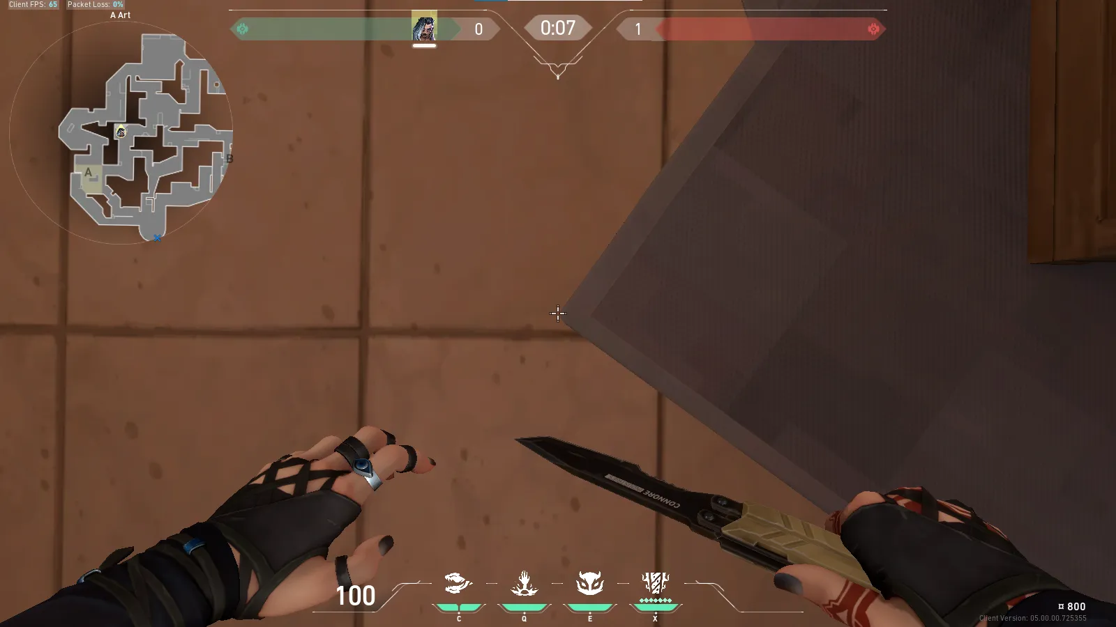Fade Haunt on Pearl Defense Site A — step 1 of 3: Position — where to stand