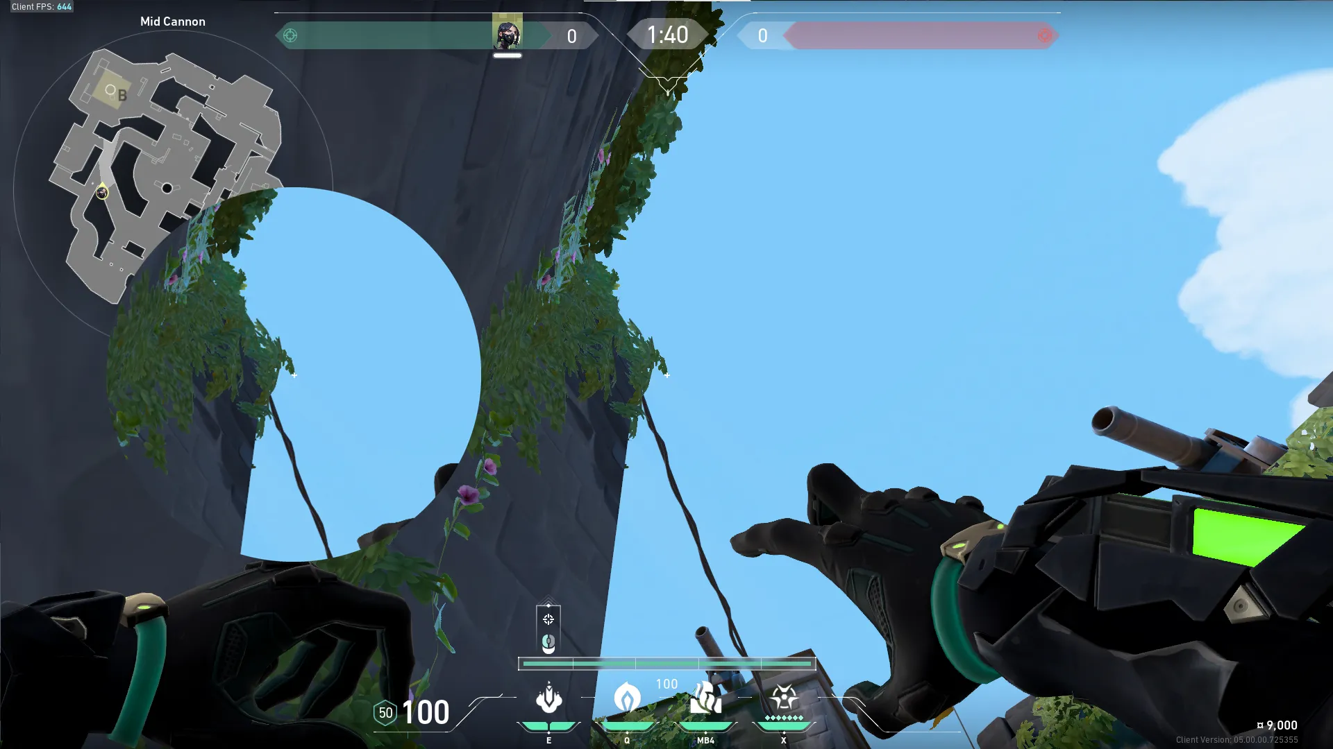 Viper Snake Bite on Breeze Attack Site B — step 2 of 3: Aim — line up the shot