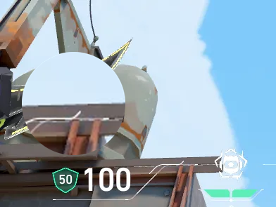 Miks M-pulse on Breeze Defense Site A — step 2 of 3: Aim — line up the shot