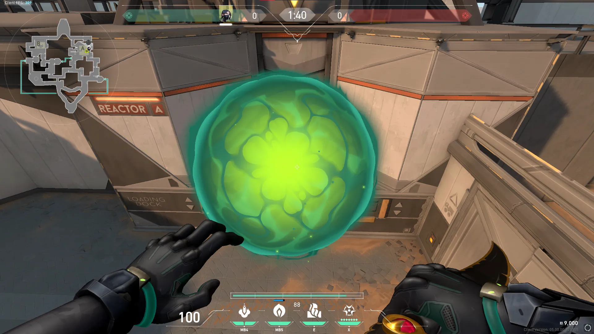 Viper Poison Cloud on Bind Attack Site A — step 3 of 3: Result