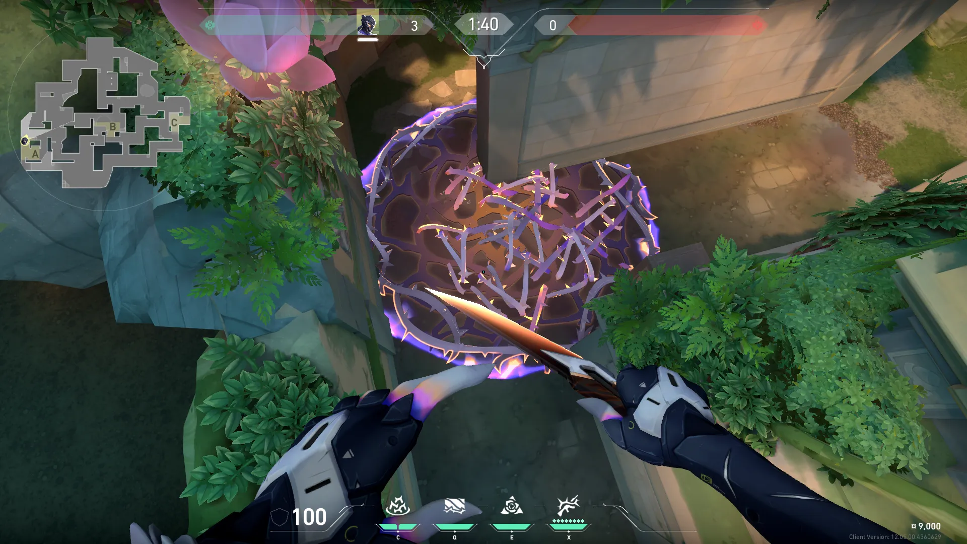 Vyse Razorvine on Lotus Defense Site A — step 3 of 3: Result