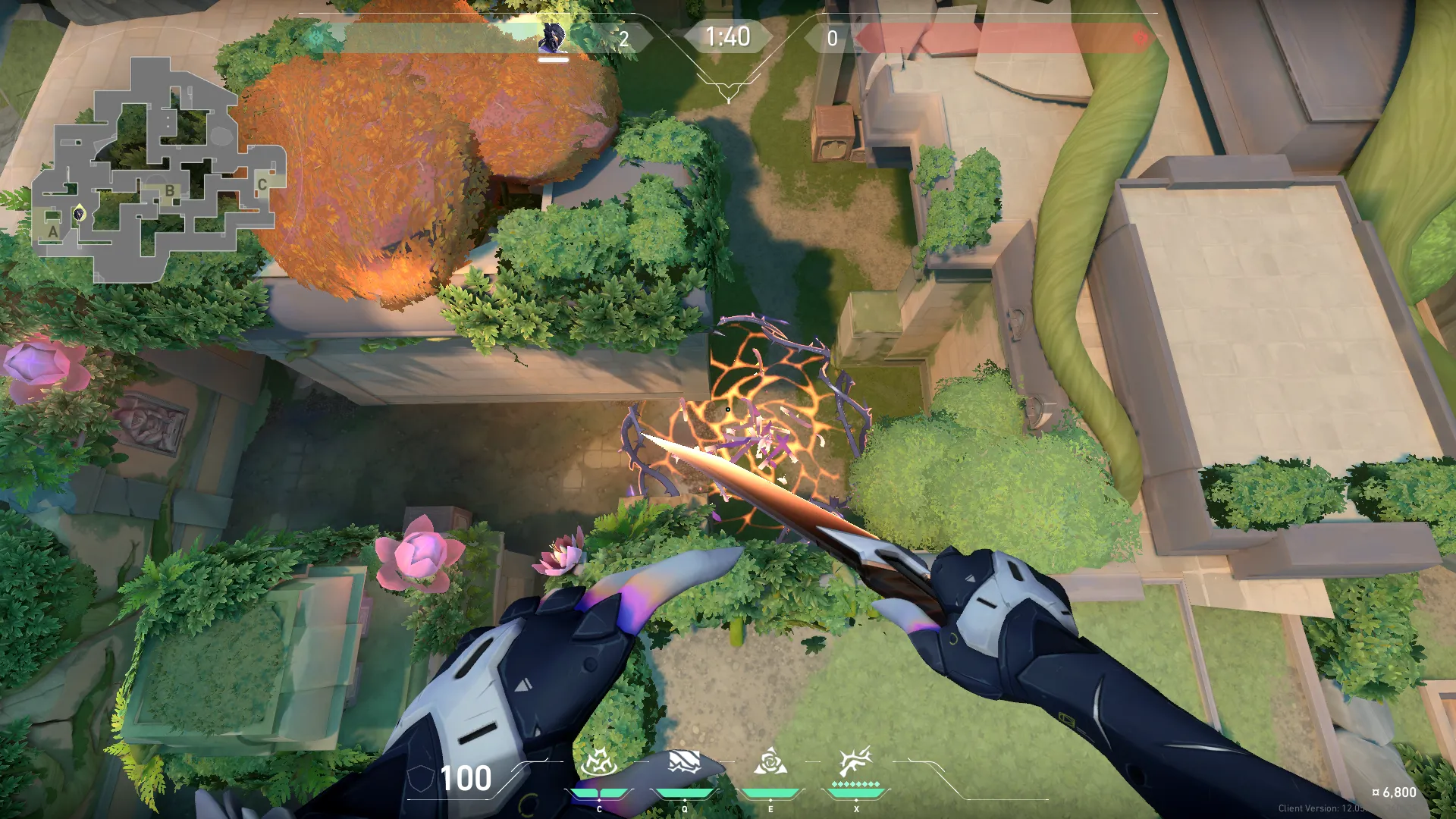Vyse Razorvine on Lotus Defense Site A — step 3 of 3: Result