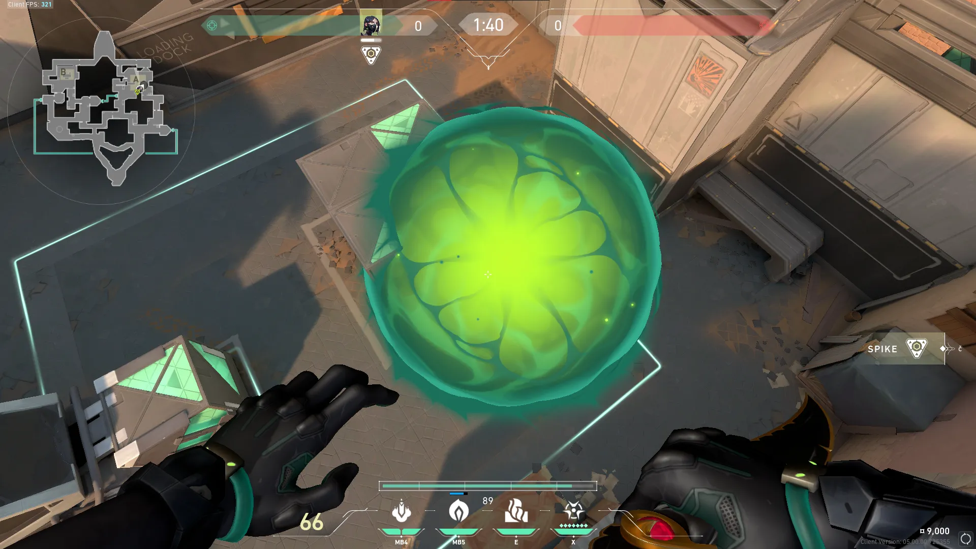 Viper Poison Cloud on Bind Attack Site A — step 3 of 3: Result