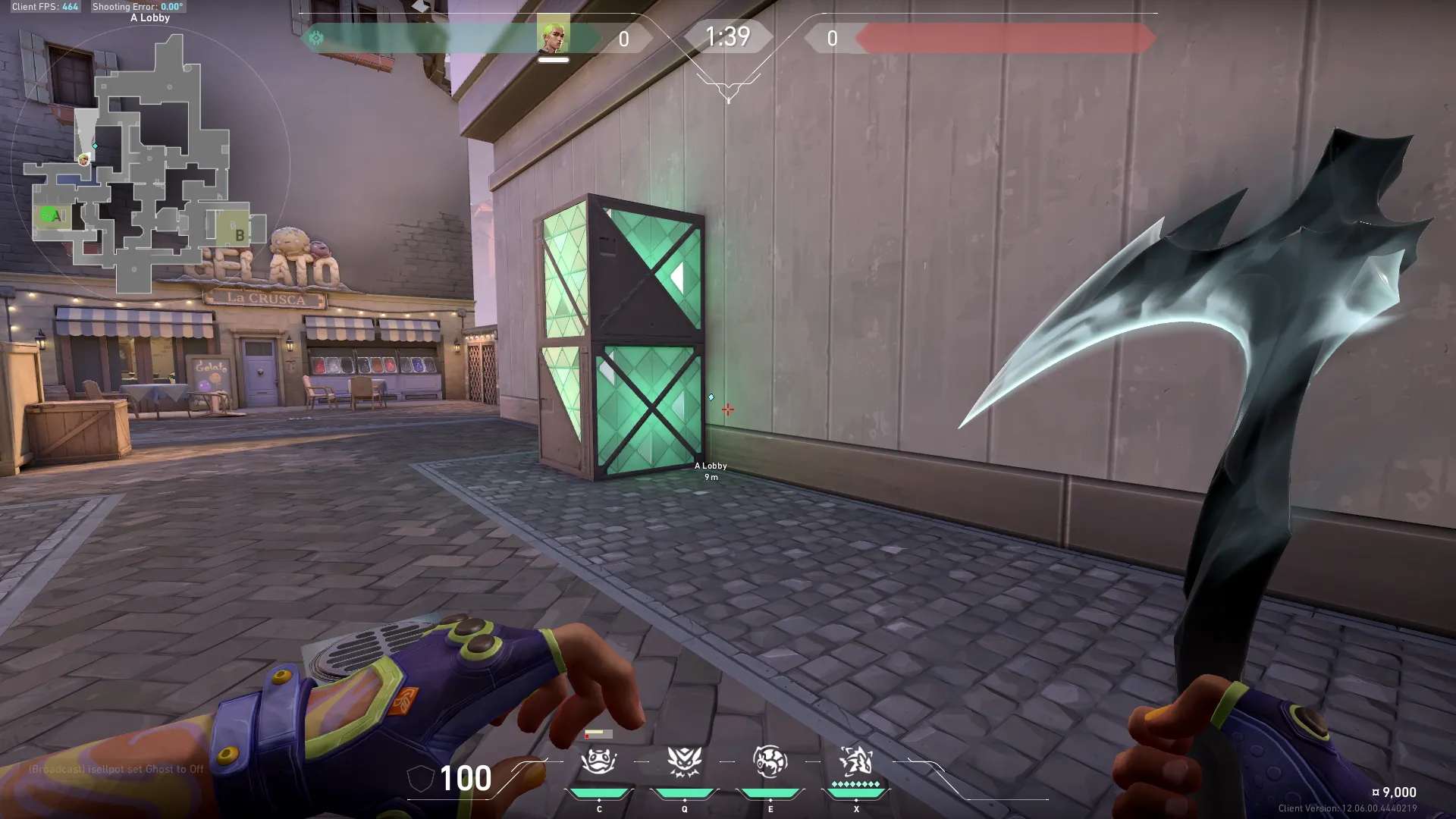Gekko Mosh Pit on Ascent Attack Site A — step 1 of 3: Position — where to stand