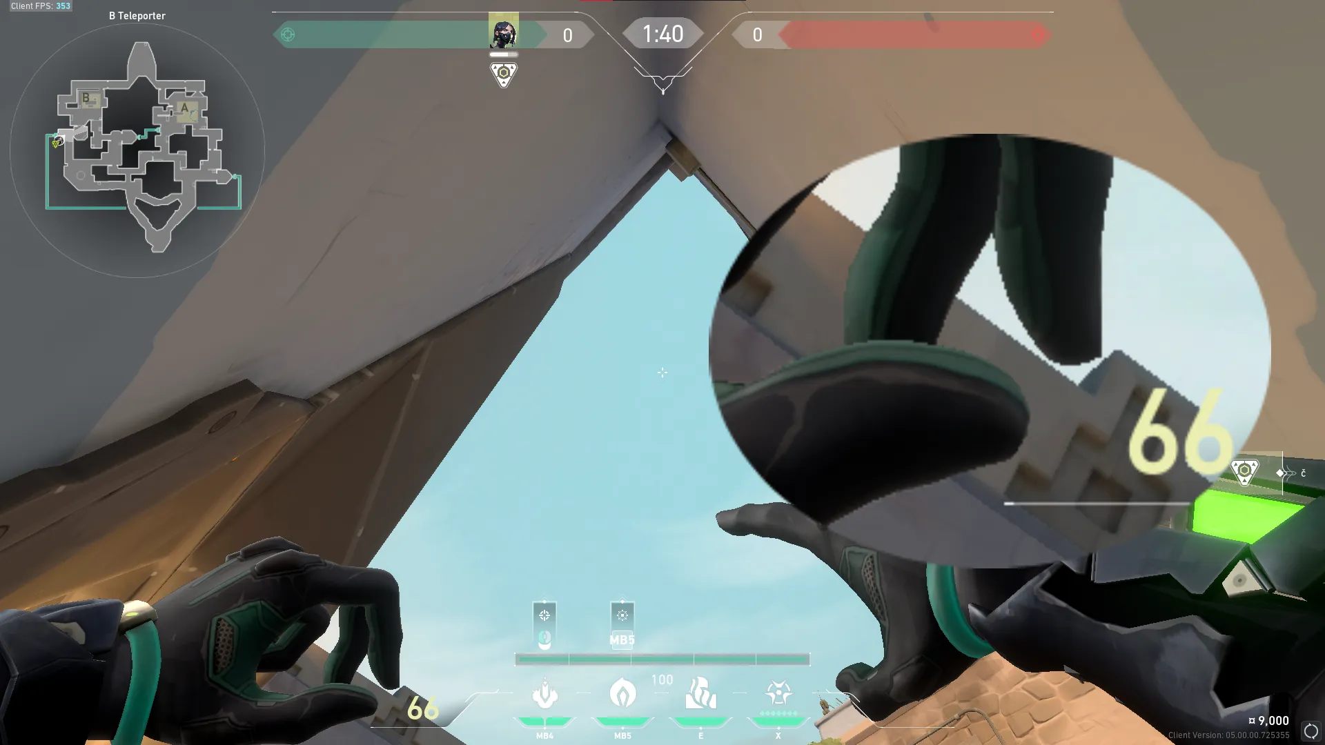 Viper Snake Bite on Bind Attack Site B — step 2 of 3: Aim — line up the shot