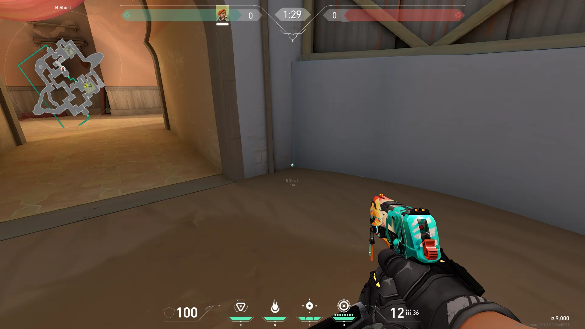 Brimstone Incendiary on Bind Attack Site A — step 2 of 4: Aim — line up the shot