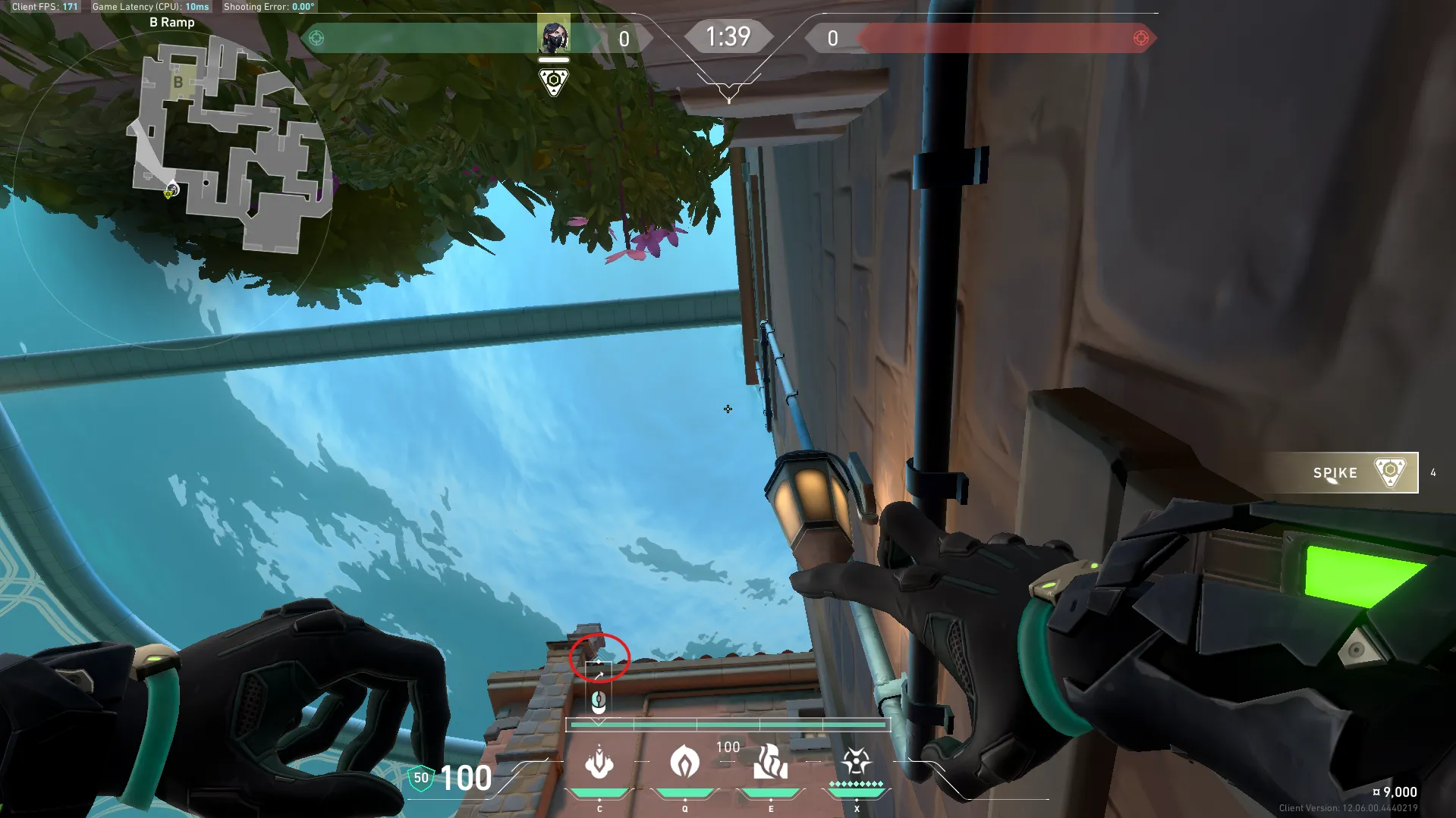 Viper Snake Bite on Pearl Attack Site B — step 2 of 3: Aim — line up the shot