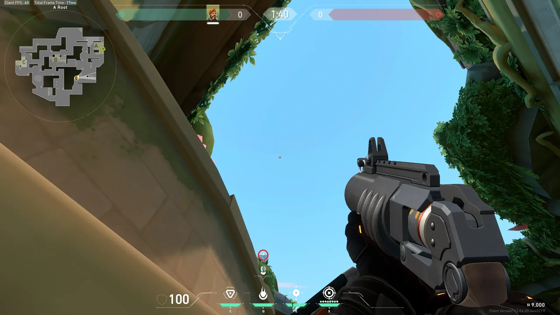 Brimstone Incendiary on Lotus Attack Site A — step 2 of 3: Aim — line up the shot