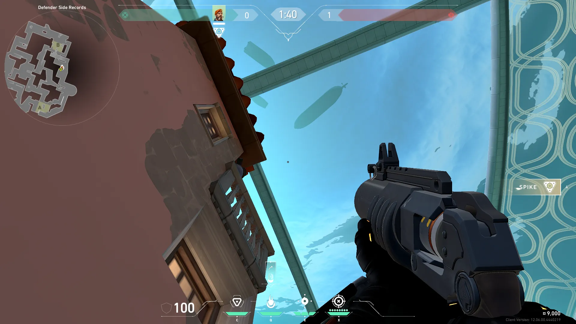 Brimstone Incendiary on Pearl Defense Site B — step 3 of 4: Aim — line up the shot