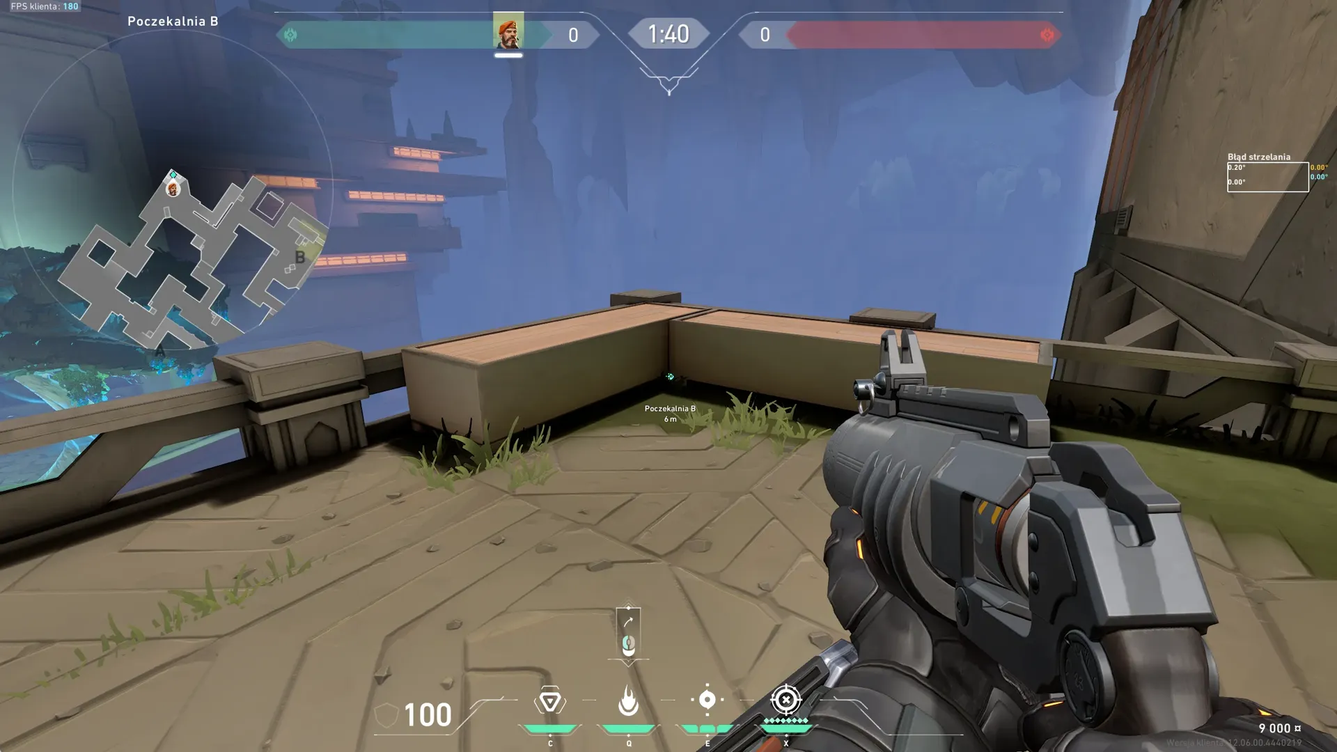 Brimstone Incendiary on Abyss Attack Site B — step 1 of 3: Position — where to stand