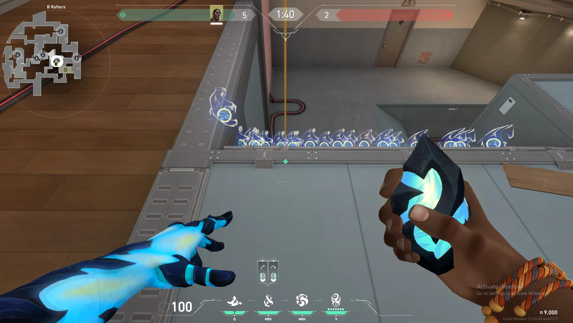 Veto Chokehold on Split Defense Site B — step 2 of 2: Result