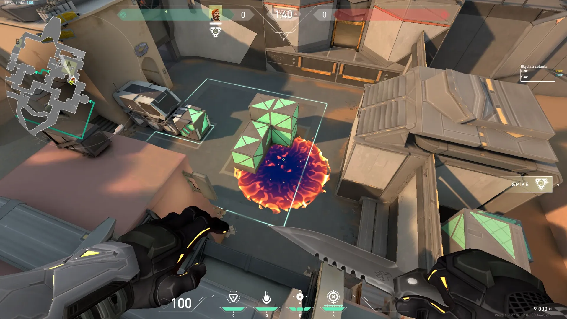 Brimstone Incendiary on Bind Attack Site A — step 3 of 3: Result