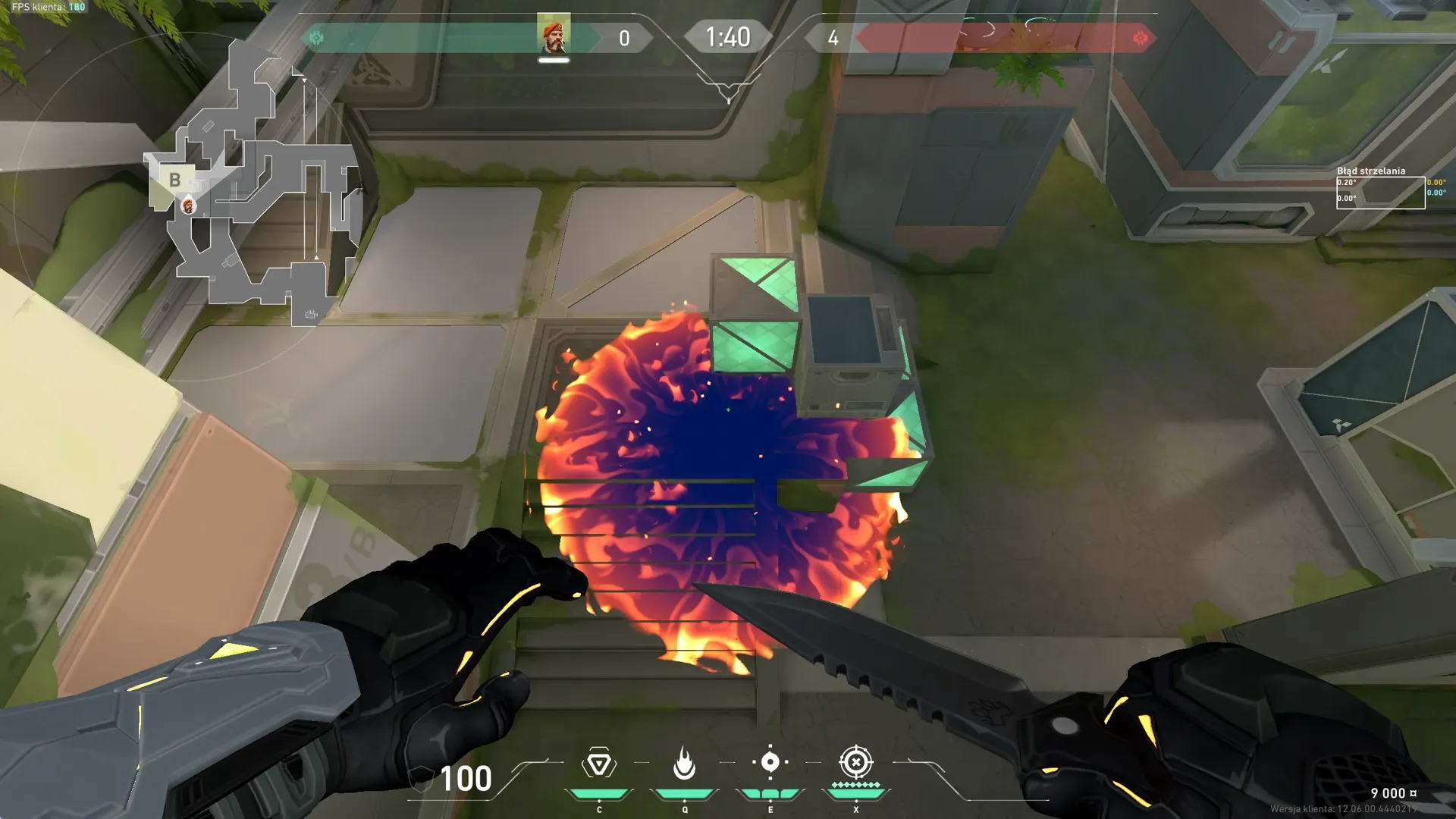 Brimstone Incendiary on Fracture Attack Site B — step 3 of 3: Result
