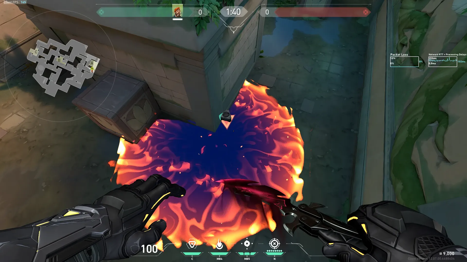 Brimstone Incendiary on Lotus Attack Site A — step 3 of 3: Result