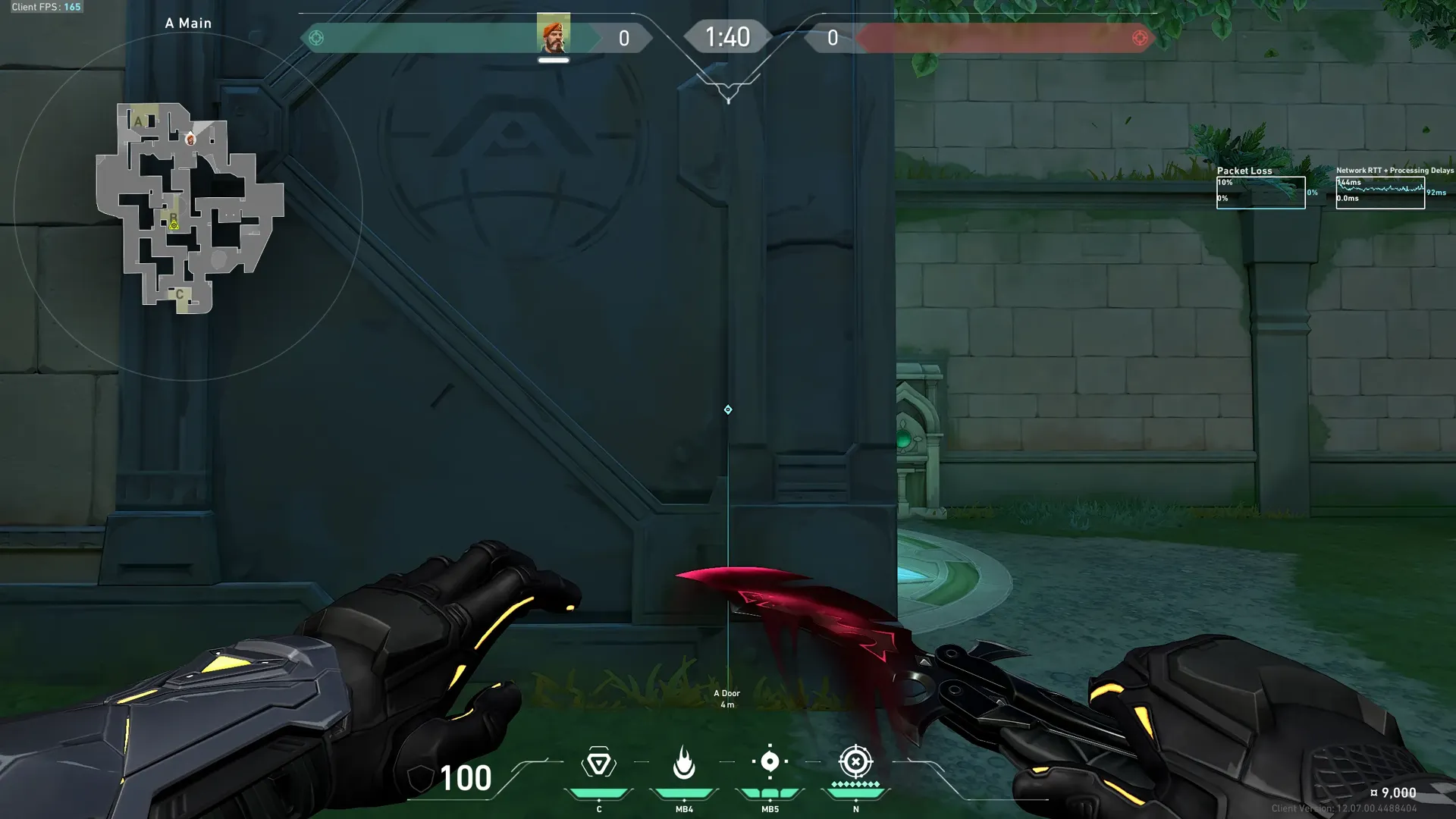 Brimstone Incendiary on Lotus Attack Site B — step 1 of 3: Position — where to stand
