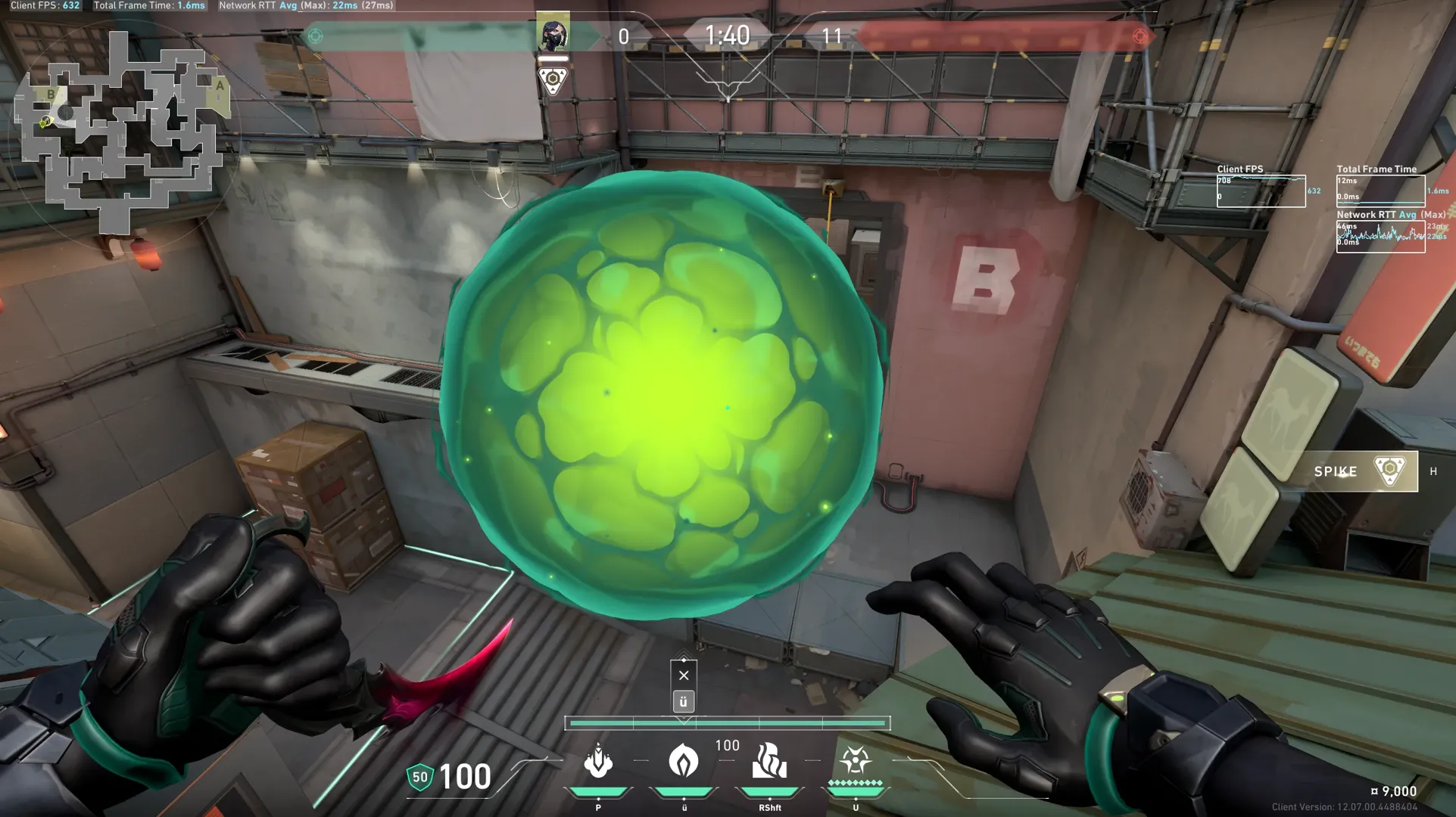 Viper Poison Cloud on Split Attack Site B — step 3 of 3: Result