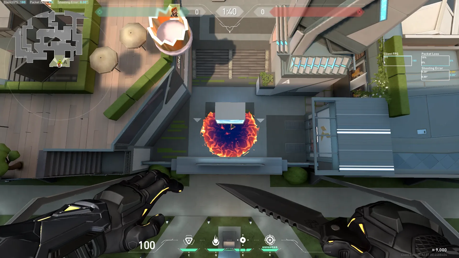 Brimstone Incendiary on Split Attack Site A — step 3 of 3: Result