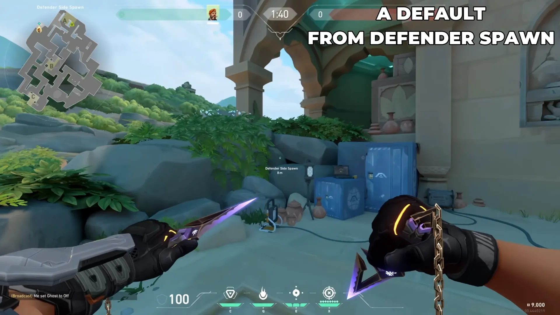 A Default From Defender Spawn — Brimstone lineup on Lotus