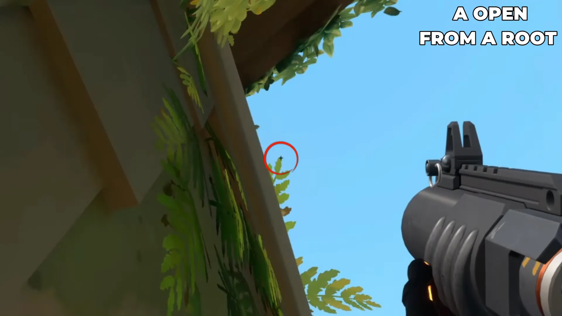 Brimstone Incendiary on Lotus Attack Site A — step 2 of 3: Aim — line up the shot