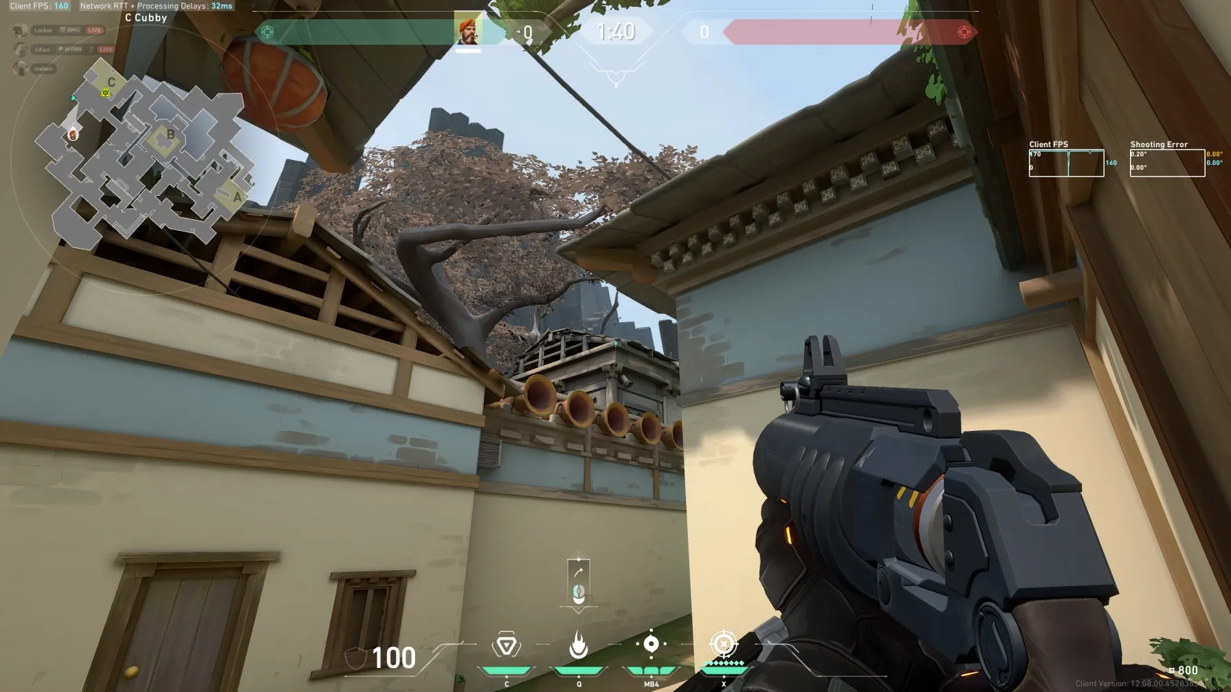 Brimstone Incendiary on Haven Attack Site C — step 2 of 3: Aim — line up the shot