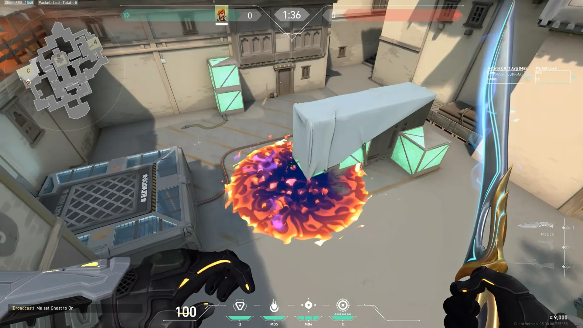 Brimstone Incendiary on Haven Attack Site C — step 3 of 3: Result