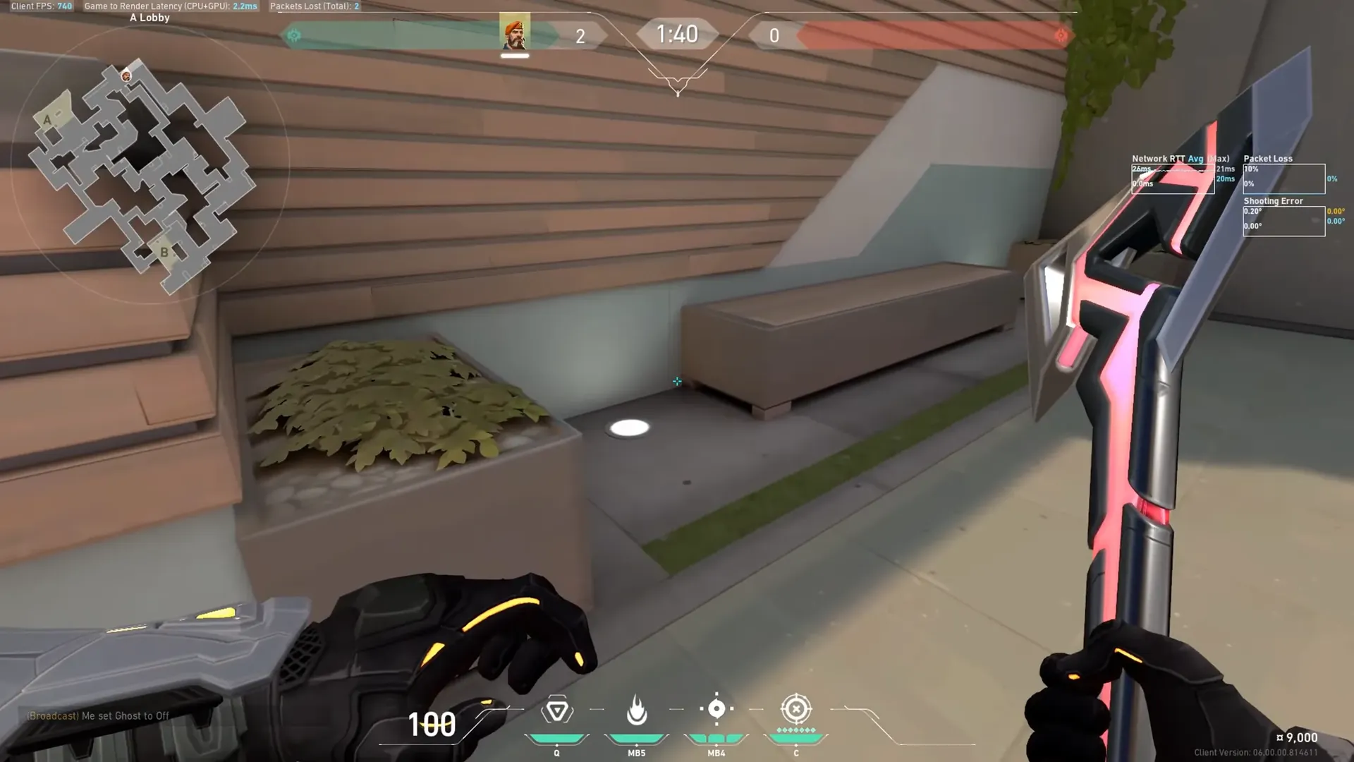 Brimstone Incendiary on Split Attack Site A — step 1 of 3: Position — where to stand
