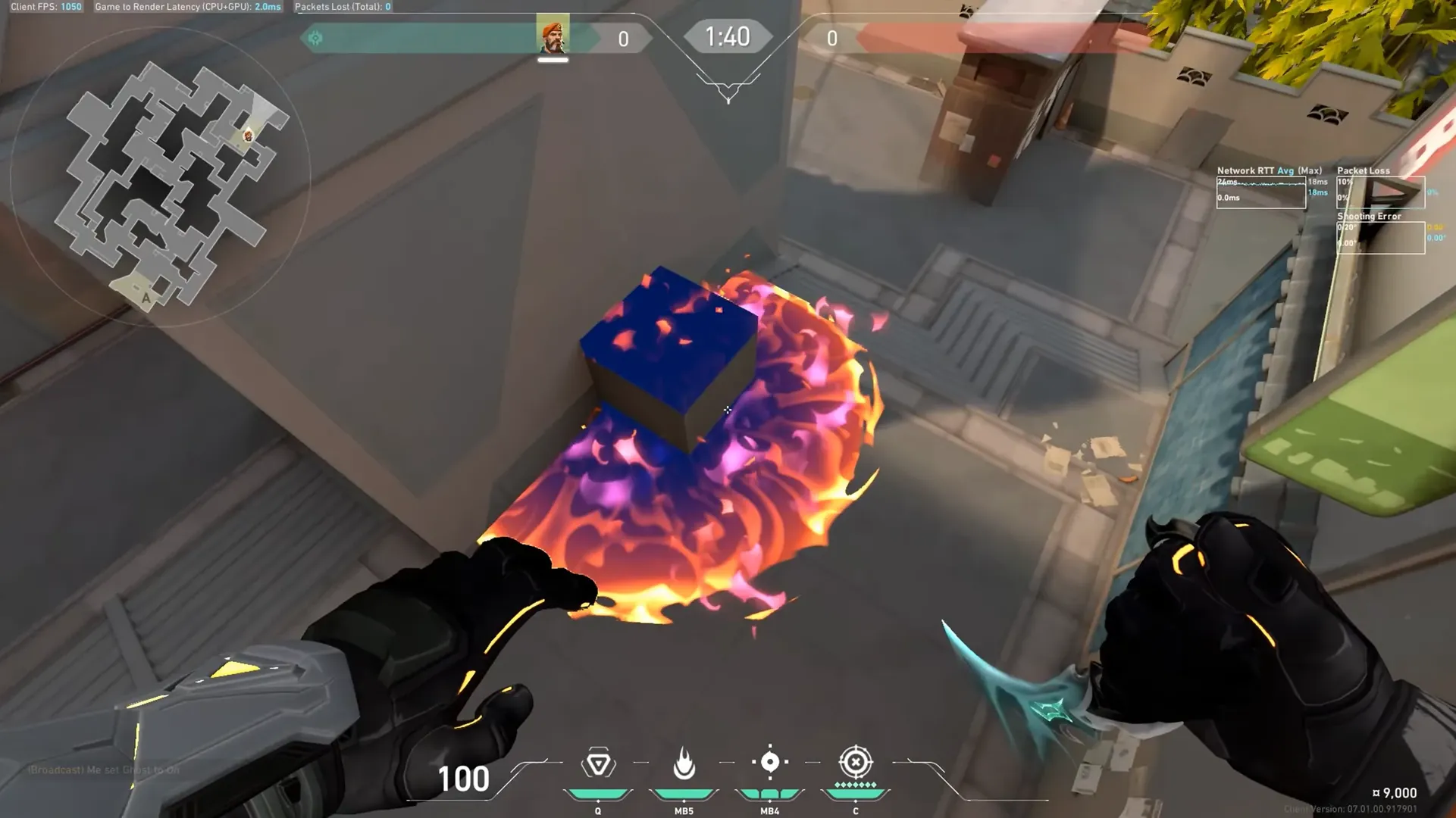 Brimstone Incendiary on Split Attack Site B — step 3 of 3: Result